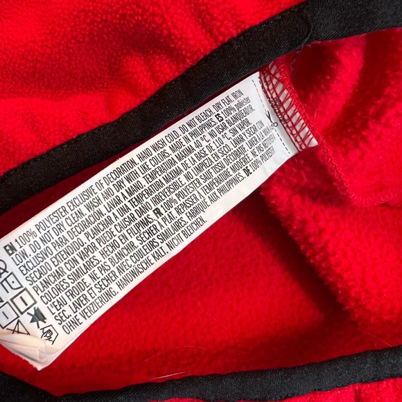 Forever 21 Cropped Fleece Womens Medium Red - Picture 10 of 10